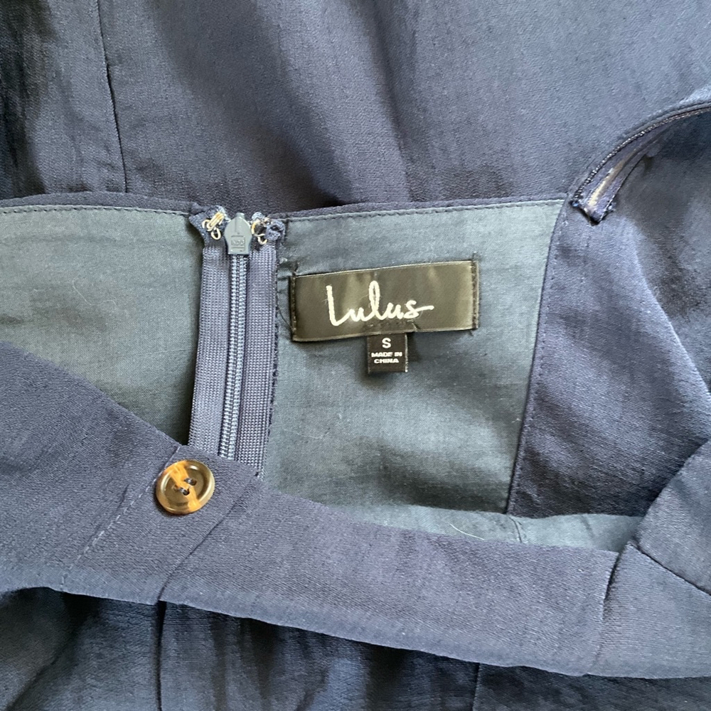 SALE 5/$40! Women's Lulus Dress Size S Blue - Picture 4 of 5